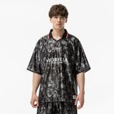 Mizuno Mod Off Retro T-shirt Korte Mouwen Polyester Zwart M Mannen