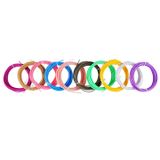 Filament pour stylo 3D multicolore - 1,75 mm / 5 m - 10 rouleaux