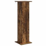 vidaXL Plantenstandaard Gerookt eiken 30,5 x 30 x 100,5 cm