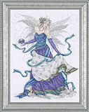 Design Works Counted Cross Stitch Kit, Katoen, Blauw, Paars, Wit, van The Yard