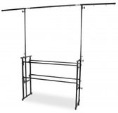 Vonyx DB7 DJ Table - Black - Metal - Foldable