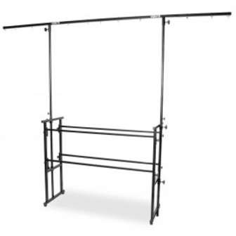 Vonyx DB7 DJ Table - Black - Metal - Foldable