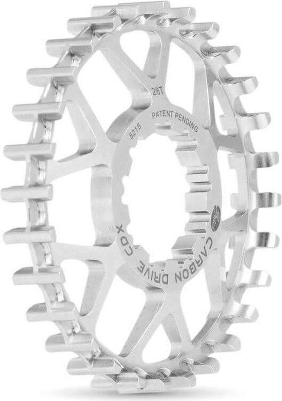 Gates CDX achtertandwiel 28 tands 9-Spline Shimano - Grijs