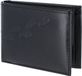 oxmox Leren portemonnee Leather RFID Protect Pocketbörse Footsteps 2.0 Embossed Black zwart