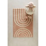 NOUS Kids tapis enfant Tirza (170x120 cm) Rose Graphique