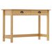 VidaXL Hill Wandtafel 110x45x74 cm Massief Grenenhout Bruin