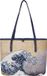 Goebel Katsushika Hokusai Sac bandoulière La Vague - 38cm - Coton/Polyester/Similicuir