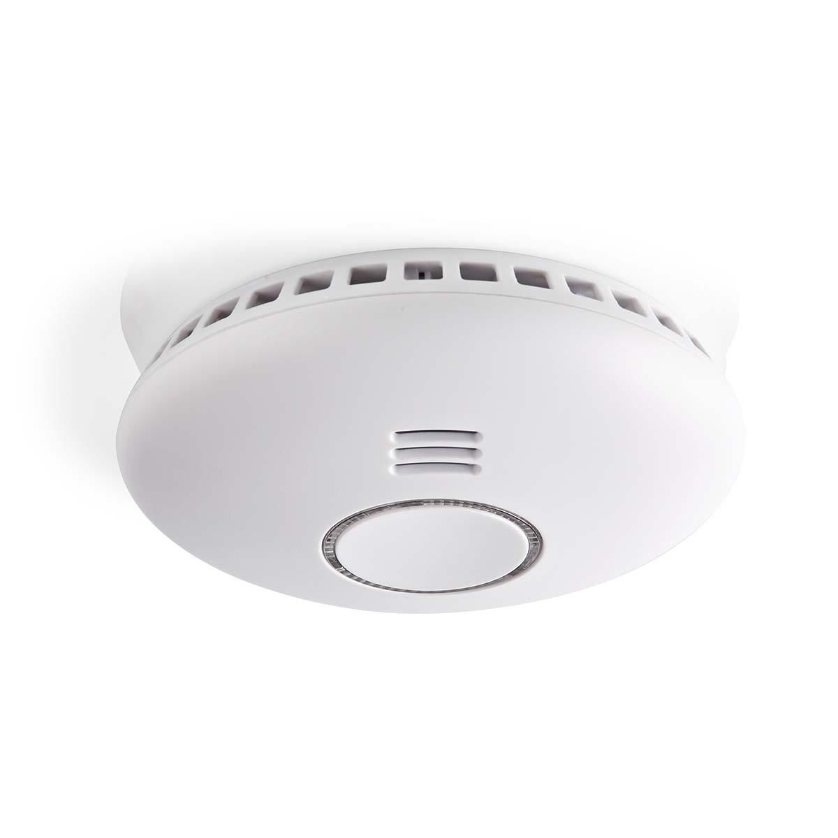 Nedis SmartLife Wi-Fi Rookmelder - Batterij gevoed - Wit