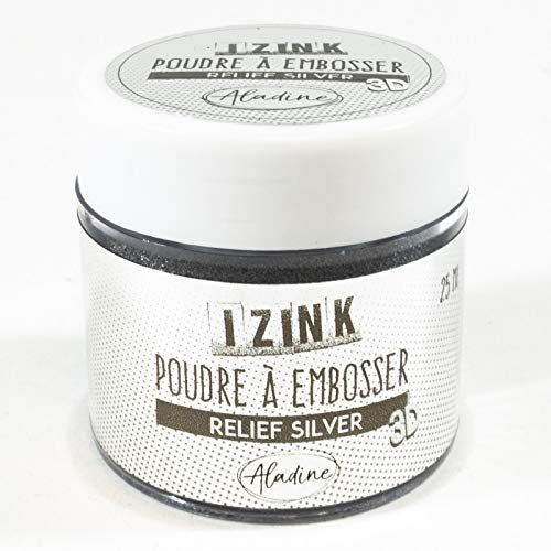 Aladine 10192 Embosserpoeder - 25 ml - zilverkleurig