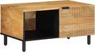 Maison Exclusive - Table basse, marron, 80x50x40 cm, manguier massif