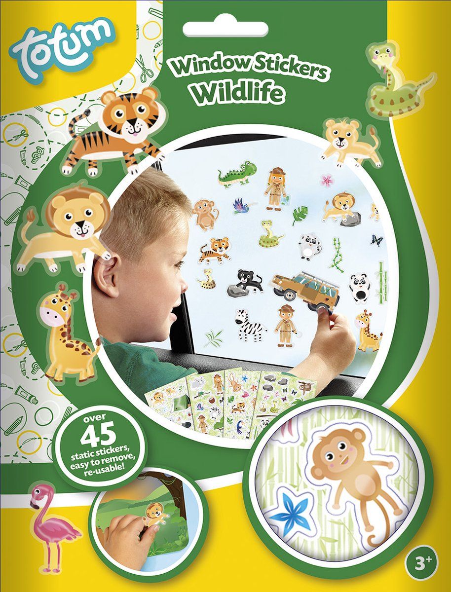 Totum Window Stickers Wildlife - 025738 - 8714274025738