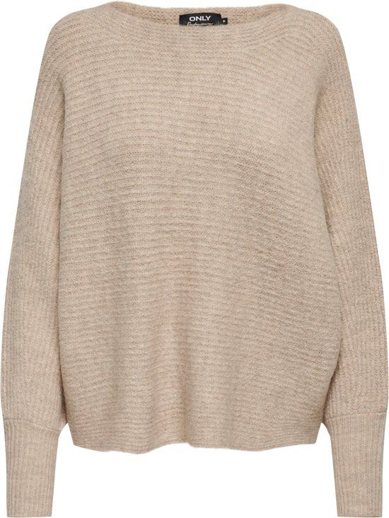 ONLY ONLDANIELLA L/S PULLOVER KNT NOOS - Dames - Trui - Nomad MELANGE - Maat M
