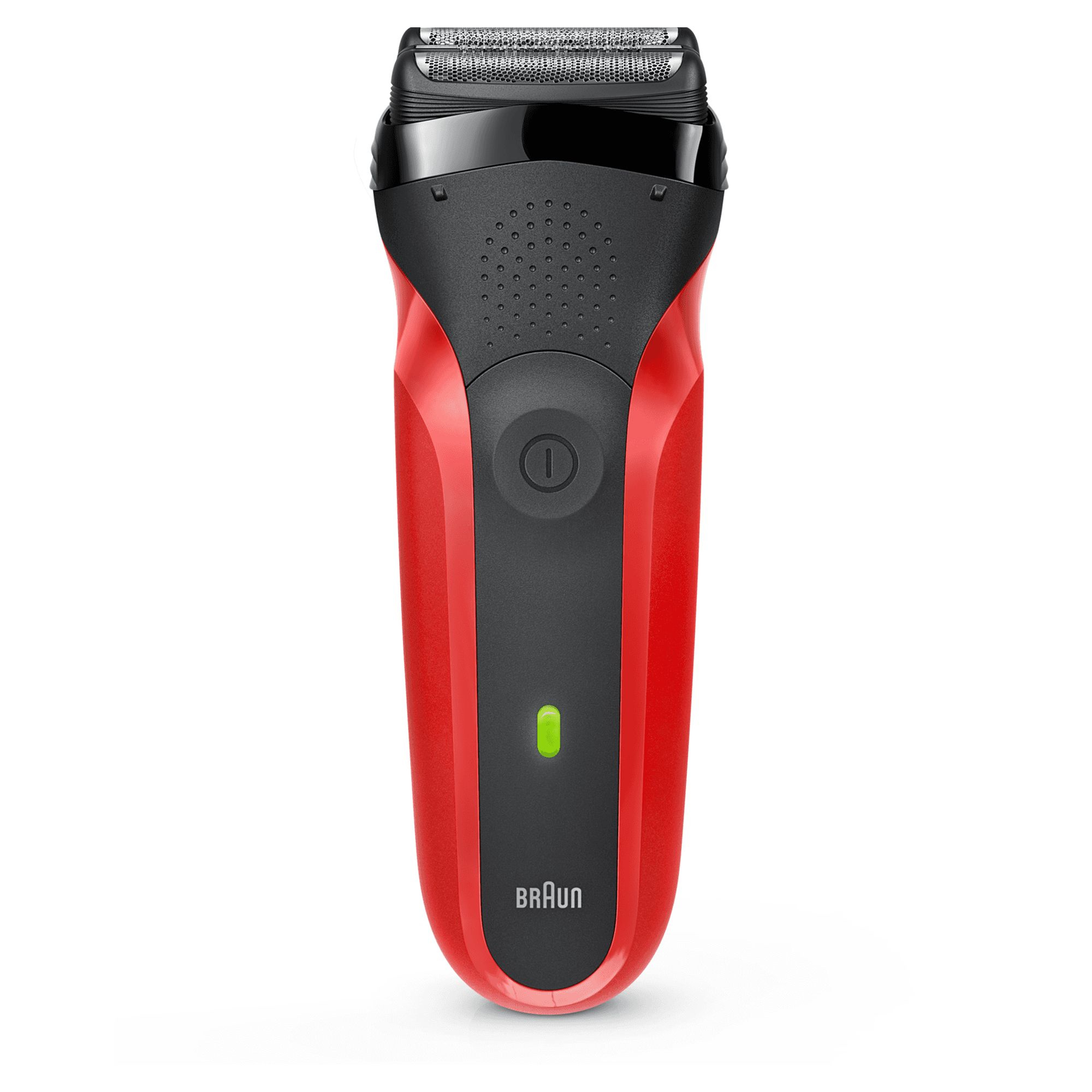 Braun Series 3 300s Oplaadbaar Elektrisch Scheerapparaat, Rood