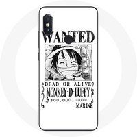 Maniacase Hoesje voor Xiaomi Redmi Note 5 Pro One Piece Manga Search Poster Wit