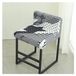 Housses de tabouret de bar extensibles avec dossier