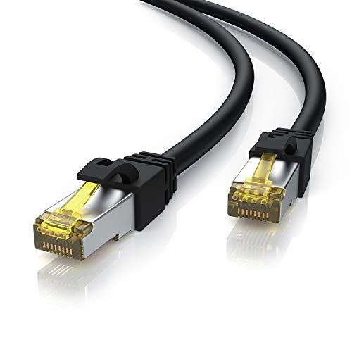 CSL - 15m Cat 7 Outdoor Ethernet Cable - Gigabit LAN - Waterproof
