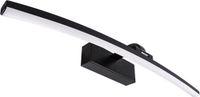 STRÜHM MAMBA - LED Spiegelverlichting - Badkamer Lamp - Schilderijverlichting - Ovaal - 12W - 1530 Lumen - 4100K Daglicht wit - Zwart - 500 mm - IP44
