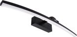 STRÜHM MAMBA - LED Spiegelverlichting - Badkamer Lamp - Schilderijverlichting - Ovaal - 12W - 1530 Lumen - 4100K Daglicht wit - Zwart - 500 mm - IP44
