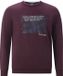 Jan Vanderstorm heren Sweatshirt - 56/58 - donkerlila - Plus Size