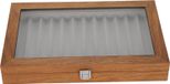 Fontein pen -display case organisator walnoot