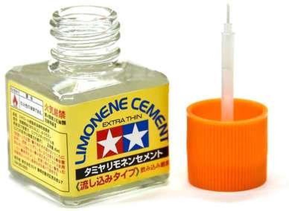 tamiya 87134 Limonene Cement with Brush - Extra Thin - Lijm - 40ml Lijm