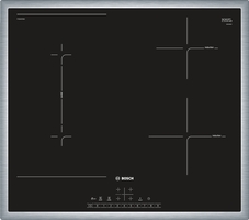 Bosch Serie 6 PVS645FB5E - 60cm Induction Hob - Black & Stainless Steel