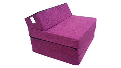 Natalia Spzoo Opvouwbare logeermatras met hoofdeinde 200 x 70 x 10 cm (Violet 1224)