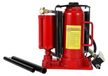 StarTech Flessenwagenkrik - Laag profiel, hydraulisch met luchtbediening - 12 ton - Handpomp - Hefhoogte 25–49,5 cm - Rood
