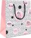 Sac cadeau - Party Time - Noir Rose - 12 pièces