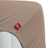 Beddinghouse Jersey Topper Hoeslaken 160x220 cm Taupe