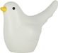 Esschert Design Gieter - Vogel - wit - 1,5 liter - kunststof