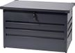 Grote Valor Grote metalen tuinkist Valor 300 l, kussenbox, opbergbox voor het terras, 100 x 61 x 62 cm, antraciet