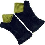 Guru-Shop Strickhandschuhe Handstulpen aus Samt, Wendestulpen