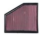 K&N vervangingsfilter compatibel met BMW 5-Serie E60 535D 3.0 2004-2011 / 520D 2.0 2007-2010 / BMW 6 635D 3.0 2007-2011 (33-2943)