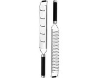 Merkloos Exitoso 15796 handmatige rasp & spiraalsnijder Vlakke rasp Zwart, Zilver