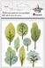 8 pièces autocollants 3D d'arbres (en papier)