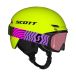Scott Kids Keeper 2 casque de ski + Witty masque de ski, jaune fluo, S | 51-55 cm