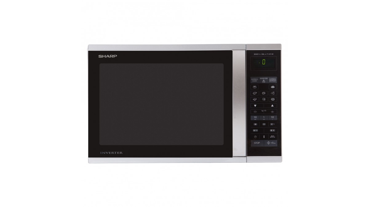 Sharp R-971INW Combination Microwave - Silver Stainless Steel - 40L