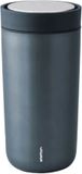 Merkloos Stelton To Go CliCk Thermosbeker Donker Blauw 0,4 L