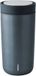 Merkloos Stelton To Go CliCk Thermosbeker Donker Blauw 0,4 L