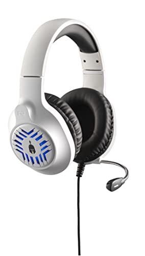 Spartan Gear - Medusa Wired Headset (Compatible with PC, PS4, PS5, XBOX One, XBOX series x/s, Switch) White/Black