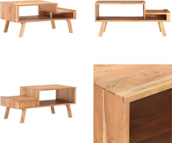 vidaXL Salontafel 100x50x45 cm massief acaciahout