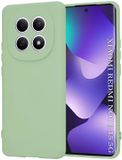 Techsuit Hoesje geschikt voor Xiaomi Redmi Note 15 4G/5G / Xiaomi Poco M8 - Soft Flex Silicone Back Cover - Mint Green