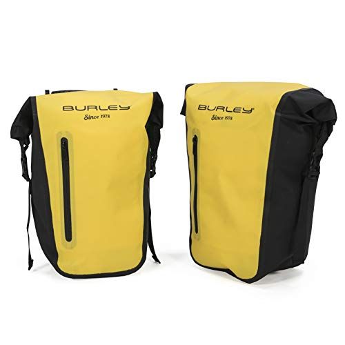 Burley Coho Pannier Set, uniseks, volwassenen, geel, one-size