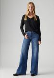 Levi's 318 Shaping Wide Leg Jeans Blauw W27 x L30