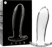 Nebula IBIZA™ NEBULA SERIES - MODEL 5 ANAL PLUG BOROSILICATE GLASS 12.5 X 3.5 CM CLEAR