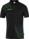 Uhlsport Score 26 Polo Kinderen - Zwart / Fluo Groen | Maat: 140