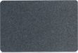 Zeller Placemats van vilt - 10x - donkergrijs - 45 x 30 cm - Rechthoekig - Borden onderleggers