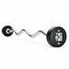 TRYM Barre d'haltères - Haltère fixe - Barre de musculation - Curlbar - EZ-curl - Fonte - CPU - 10 kg