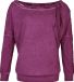 R.E.D. by EMP R.E.D. Rock-Engineered Design paarse overhemd met lange mouwen en oliewash - Dames - S